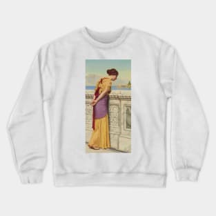 Who Can They Be by John William Godward Crewneck Sweatshirt